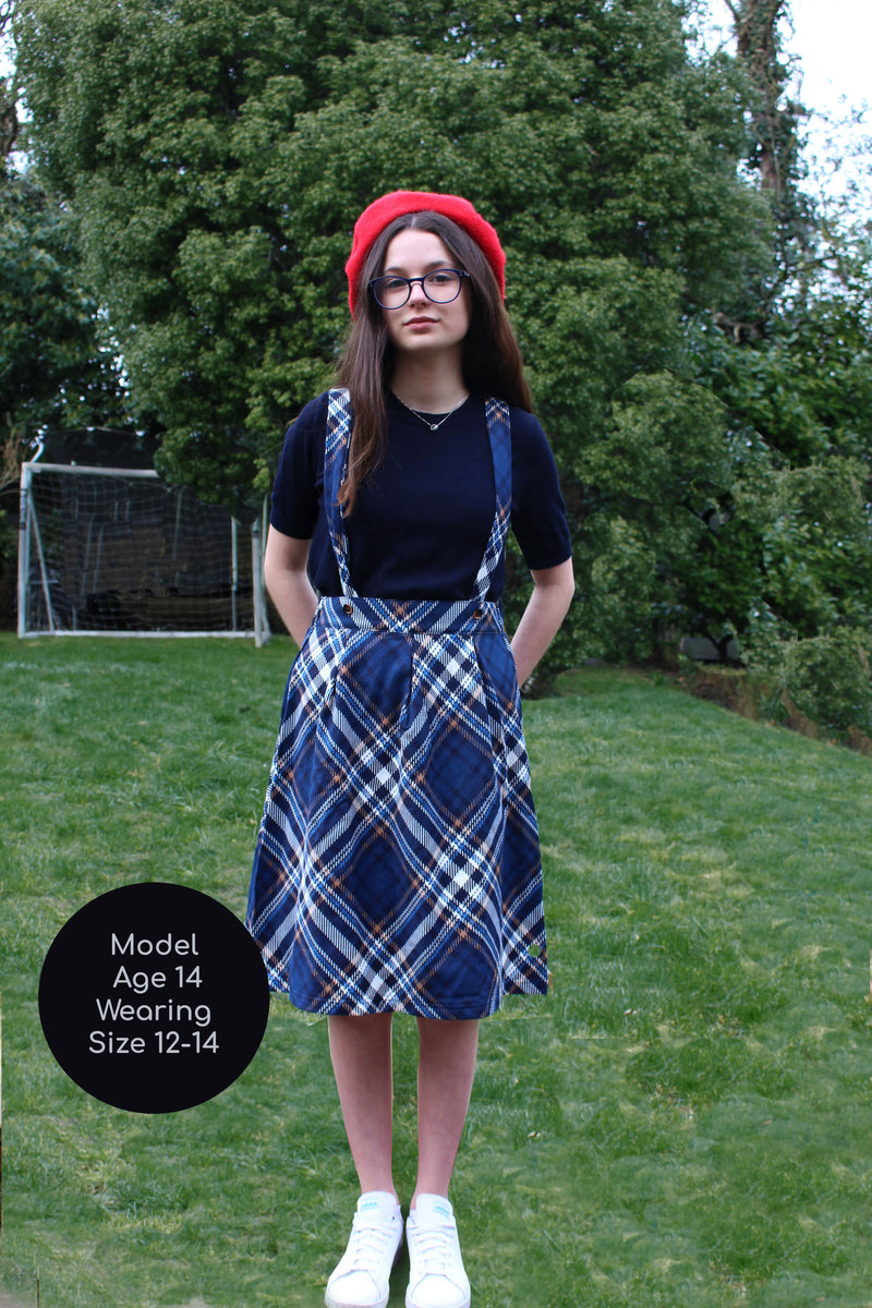Printed Skirt Dress With Straps