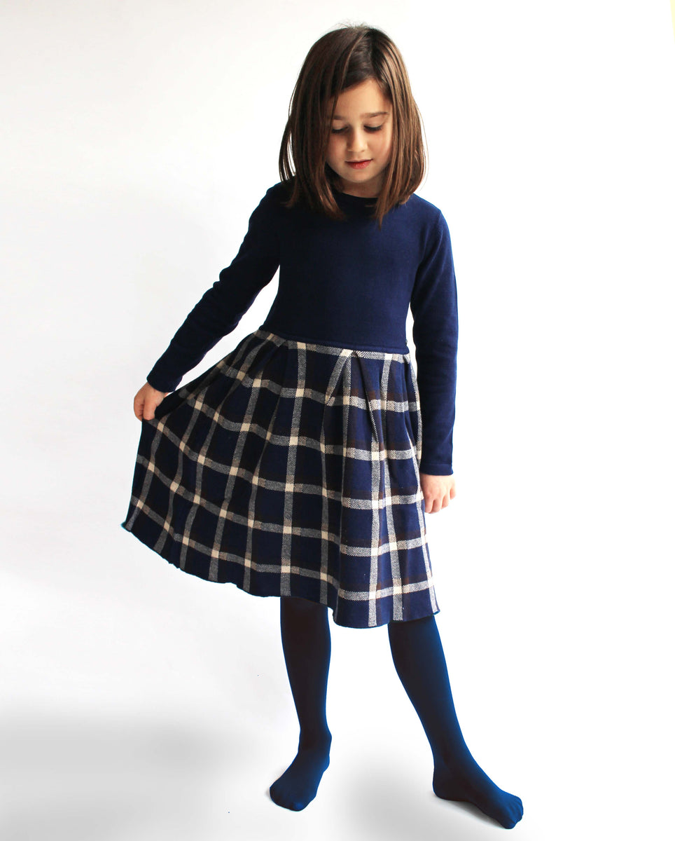 Girls tartan deals dress next