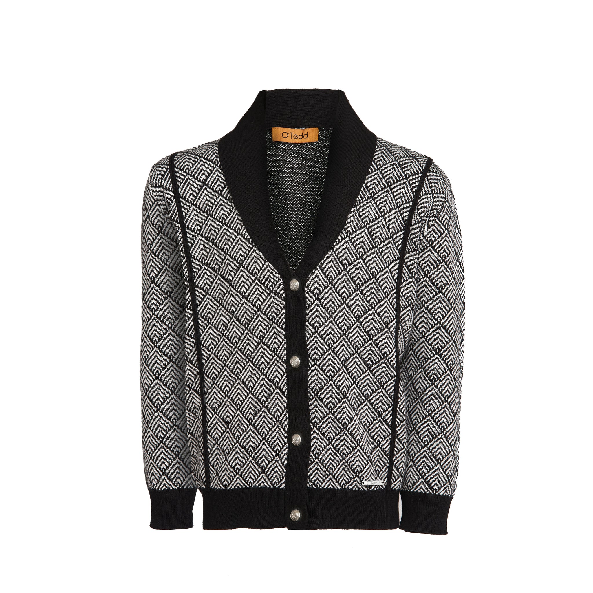 Black cardigan boys outlet