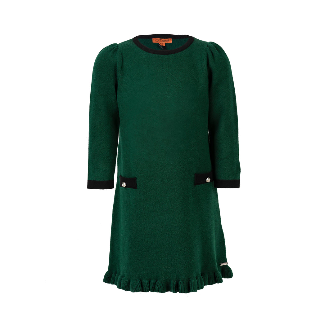 Forest Ruffle Hem Dress - OTedd